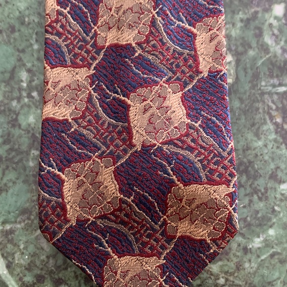 Vintage Men's Silk Designer Neckties/Lot of 10 - Picture 10 of 16